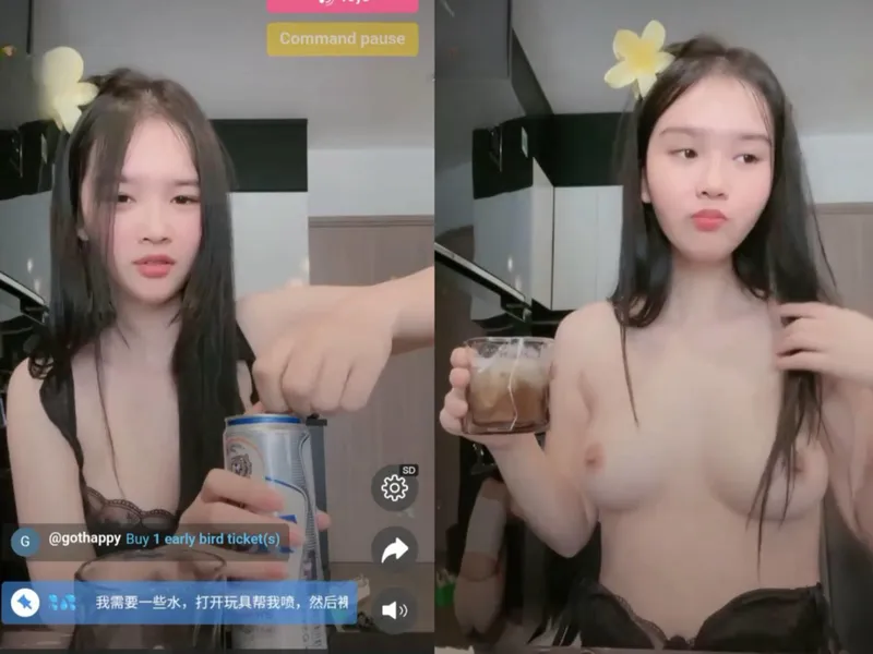Gái xinh việt live app trung quốc show bím P2