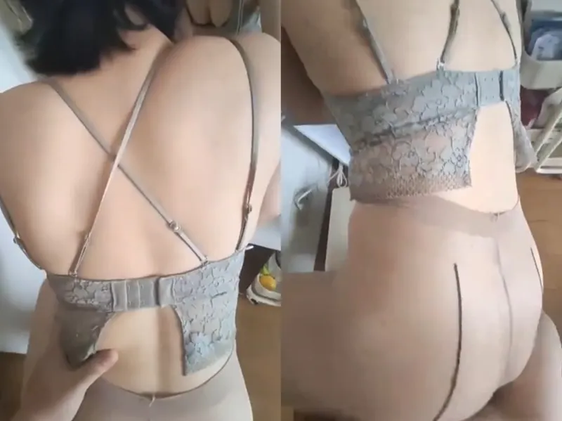 Phang em người mẫu xứ Trung trước gương cực phê